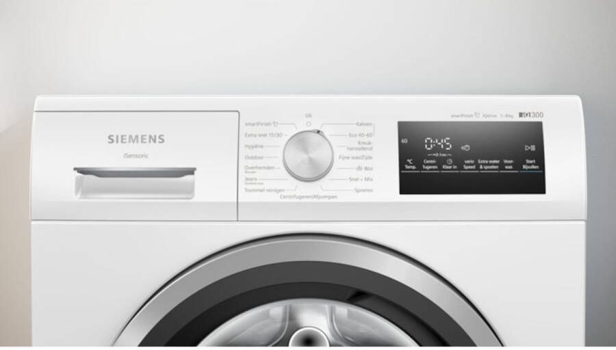 Siemens iQ300 WM14N201NL wasmachine Voorbelading 8 kg 1400 RPM Wit - Foto 2