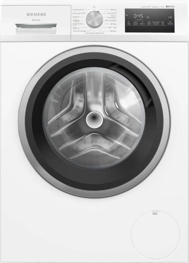 Siemens WM14N27SNL iQ300 Wasmachine voorlader 9 kg A lavel Smartfinish speedpack L 1400 toeren Wave trommel