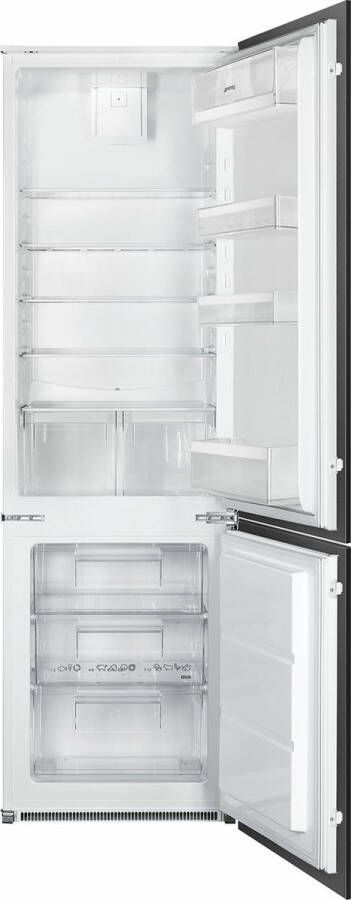 Smeg C41721E koel-vriescombinatie Ingebouwd 269 l E Wit