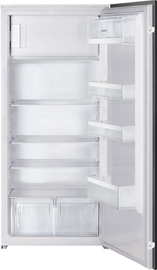Smeg S4C122F – Inbouw Koel-Vriescombinatie – 188L – Sleepdeur – Energieklasse F – Wit