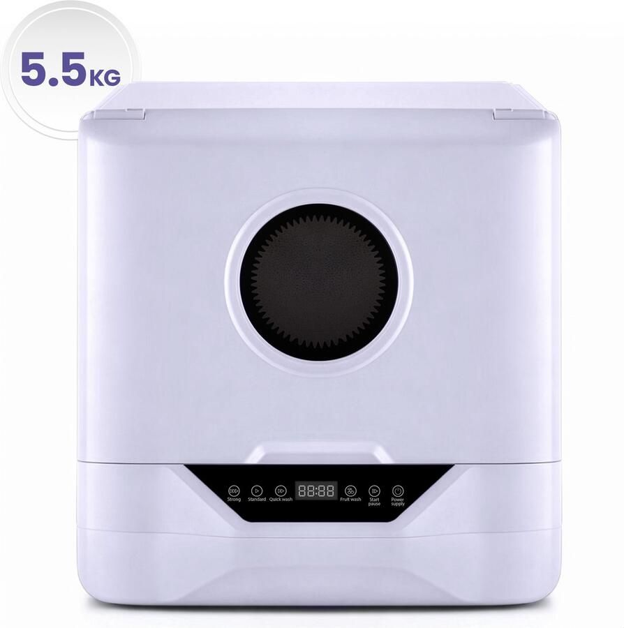 SwayTosh Mini Vaatwasser DTX-3 – 2026 Mini Afwasmachine Vrijstaand – Washing Machine – Vrijstaande Vaatwasser – Dishwasher – Kleine Vaatwasser – Vaatwasmachine