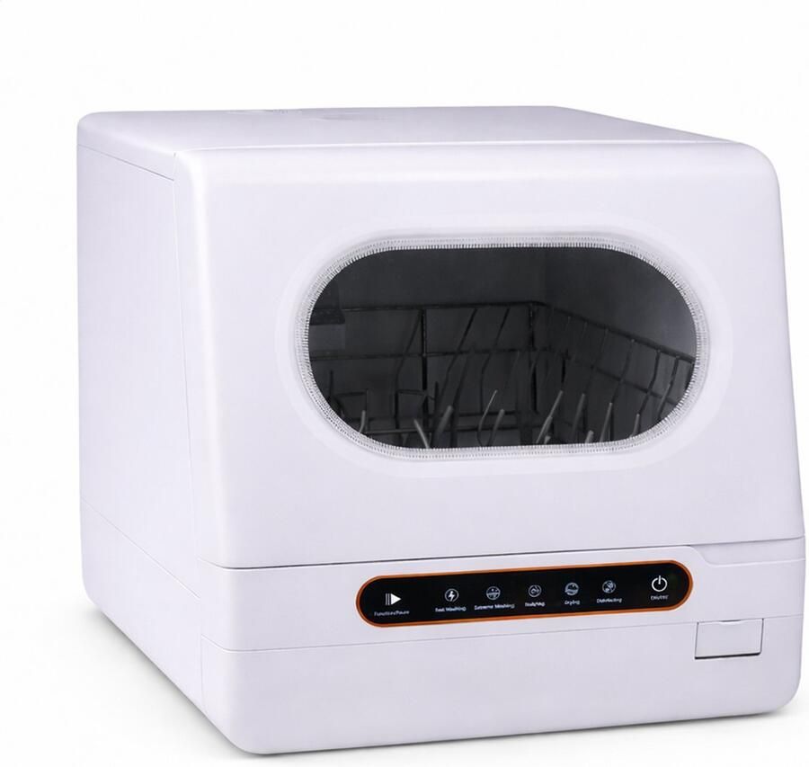 SwayTosh Mini Vaatwasser DTX-4 – 2026 – Mini Afwasmachine Vrijstaand – Met Waterreservoir – Washing Machine – Vrijstaande Vaatwasser – Dishwasher – Kleine Vaatwasser – Vaatwasmachine