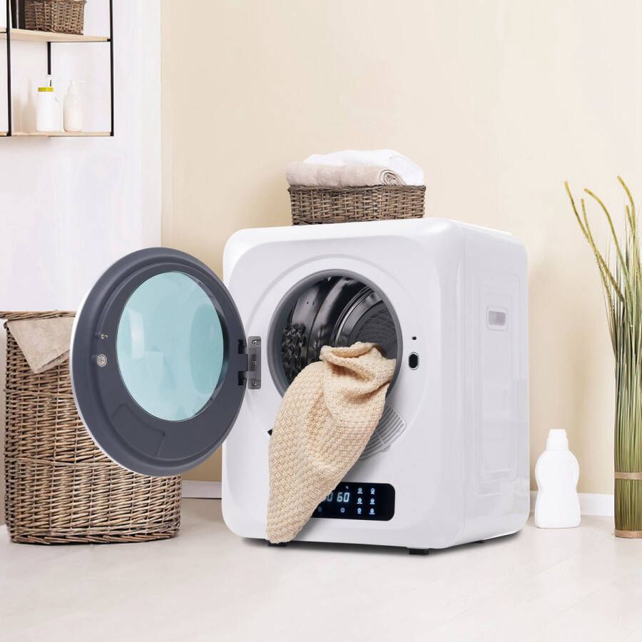 Sweiko Luchtafvoerdroger Roestvrij staaldroger 2.5 kg eigenlijk tot 4 kg 850 W Veelvoudige filtratie 6 Programma's 6 Functies. Bescherming tegen oververhitting Wandmontage [Energieklasse C]