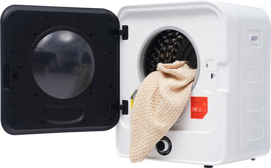 Sweiko Luchtafvoerdroger Roestvrijstalen droger 3kg eigenlijk tot 4.5kg 830W Meervoudige filtratie 5 Programma's. Bescherming tegen oververhitting Wandmontage [Energieklasse C] - Foto 2