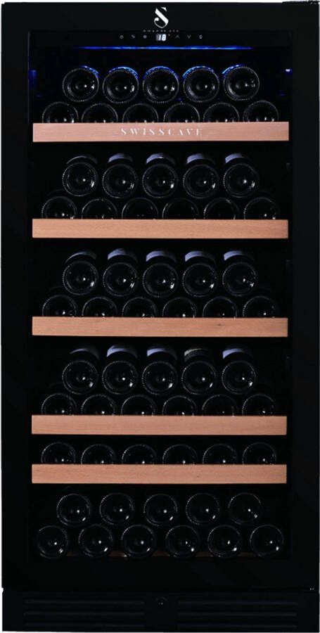 Swisscave WL355F 1-zone Wijnkoelkast 120cm 111 flessen