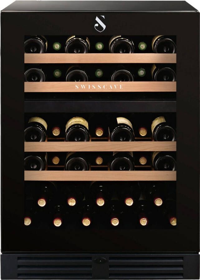 Swisscave WLB-160DF 2-zone Wijnkoelkast 82cm 40 flessen