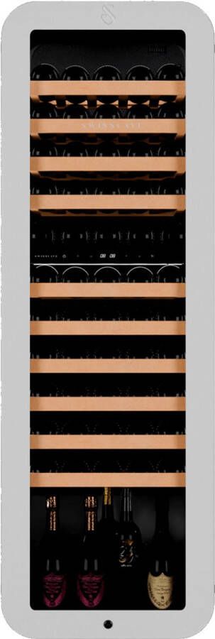 Swisscave WLB-320DF-WHITE 2-zone Wijnkoelkast 160cm 68 flessen