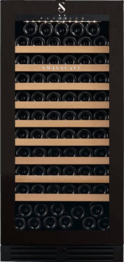 Swisscave WLB-360F-MIX 1-zone Wijnkoelkast 127cm 112 flessen