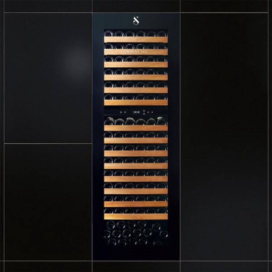 Swisscave WLI 460DF MIX 2-zone wijnkoelkast wijn- koelkast 178 cm 94 flessen inbouw