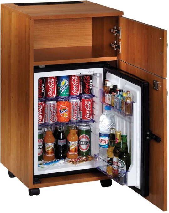 Technomax F40MEL koelkast in houten meubel compleet geruisloos