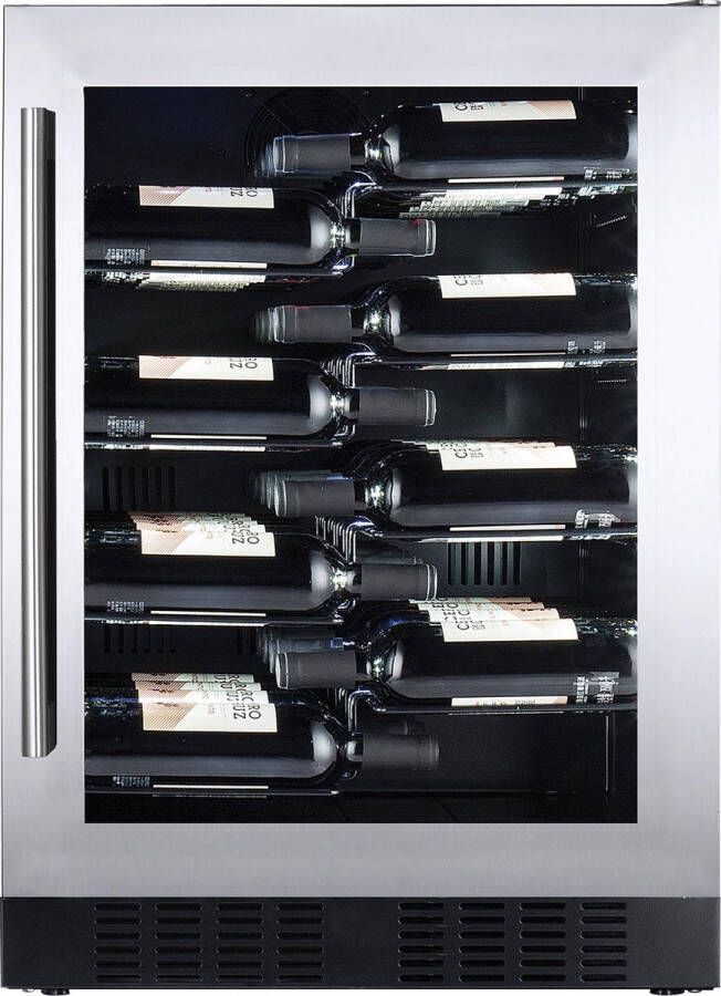 Temptech CPROX60SX wijnkoelkast greeploos 40 flessen zilver - Foto 1
