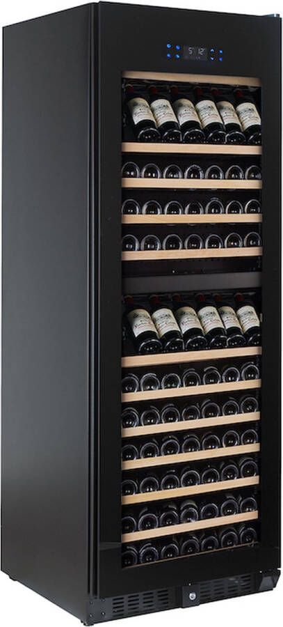Temptech Elegance vrijstaande wijnkoelkast E1000DRB 2 zones 150 flessen