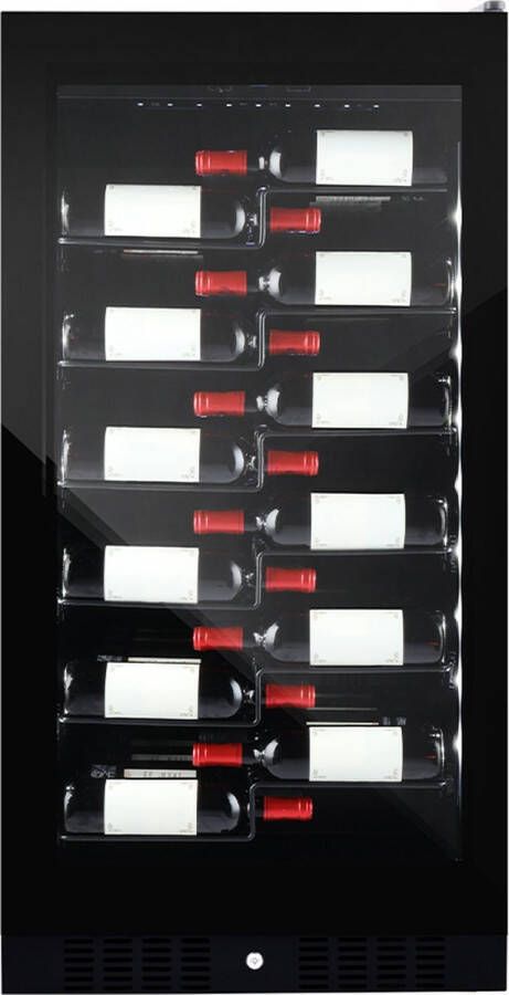 Temptech SOMPRO120SRB vrijstaande wijnkoelkast 70 flessen 2 zones