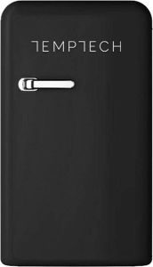 Temptech VINT1400Black- retro koelkast 139 liter zwart