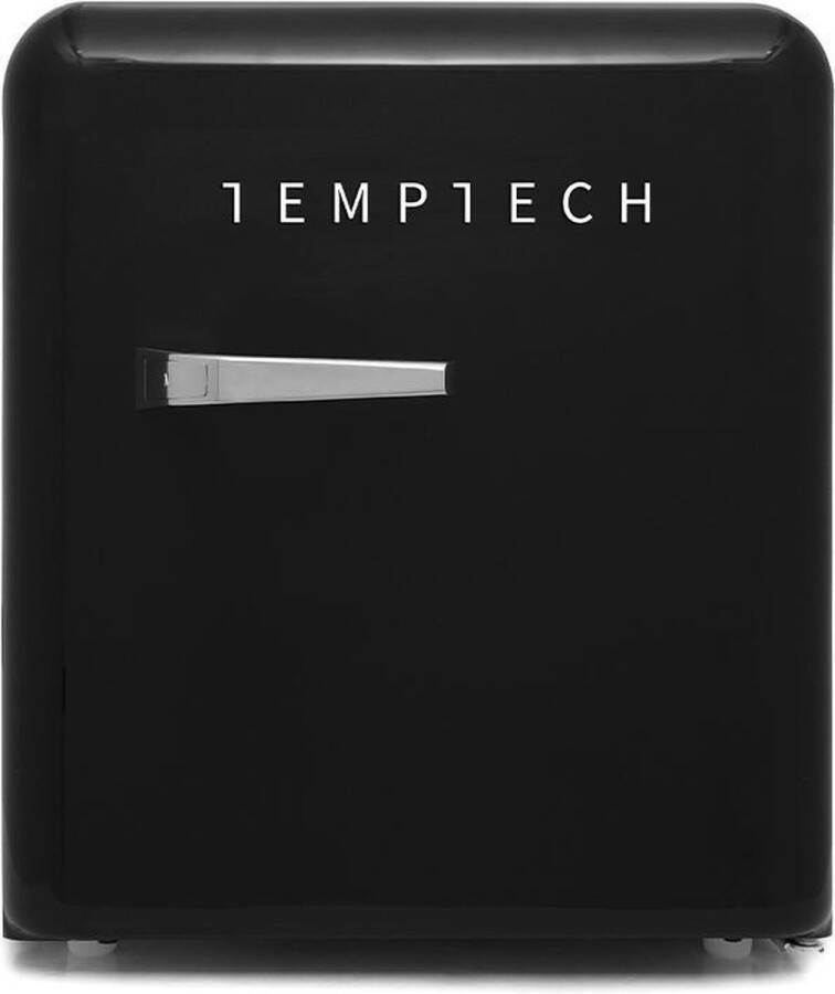 Temptech VINT450Black retro mini koelkast 45 liter