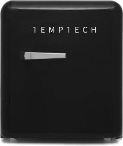 Temptech VINT450Black retro mini koelkast 45 liter