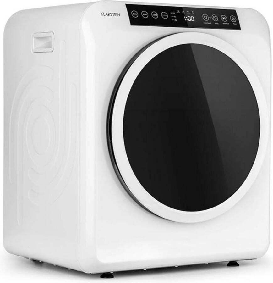 Thuys Luxe Mini Droger – Wasdroger – Condensdroger – 6 Droogprogramma s – Warmtepompdroger – 6kg Droogvermogen – Modern Design – Wit