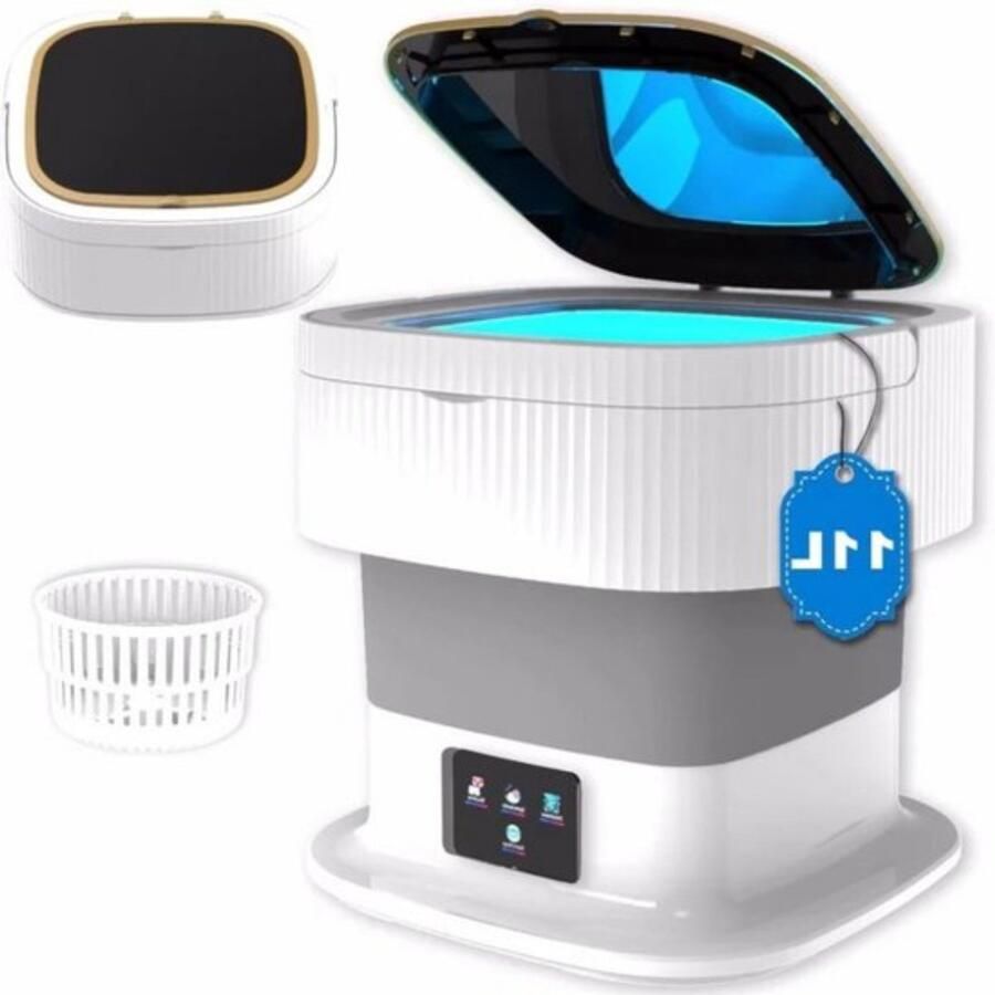 Thuys Mini Wasmachine met Centrifuge Voor Kleine Wasgoed Meerdere Programma's