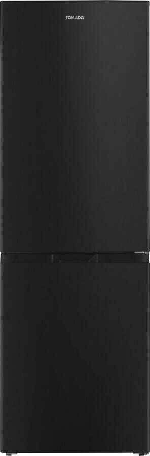 Tomado TCR1855B Koel-vriescombinatie 327 liter Energieklasse C No Frost Supervriezen Zwart
