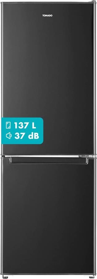 Tomado TCR1420B – Koel-vriescombinatie 173 liter Energieklasse D – Zwart