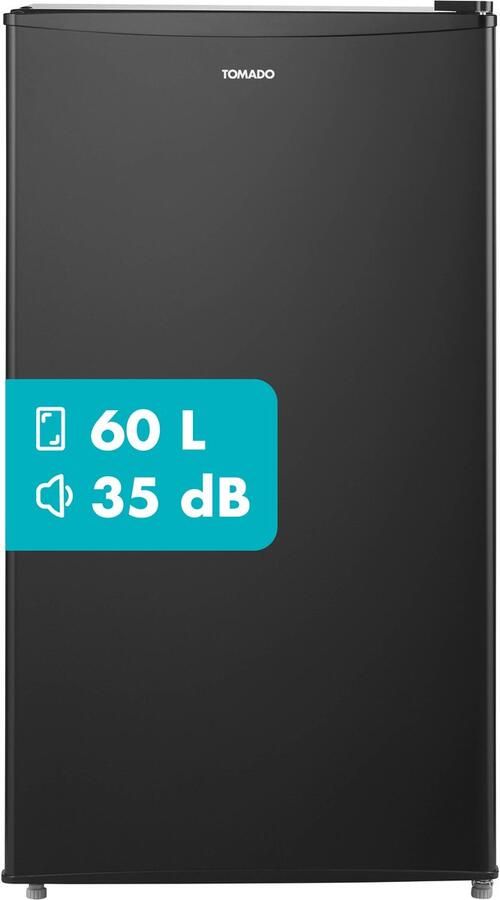 Tomado TFT4702B Tafelmodel vriezer 60 liter 3 vrieslades -Energieklasse D Zwart