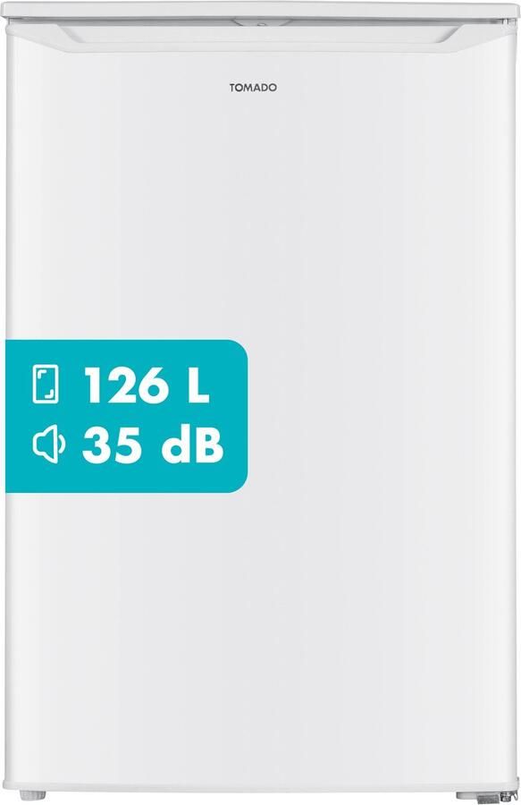 Tomado TLT5501W tafelmodel koelkast energiezuinig 126 liter Zonder vriesvak 55 cm breed Zeer stil: 35 dB Led-verlichting Energielabel C Vrijstaand Wit - Foto 3