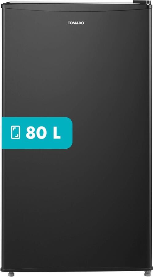 Tomado TRT4702B Tafelmodel koelkast 80 liter Met vriesvak Energielabel D Zwart