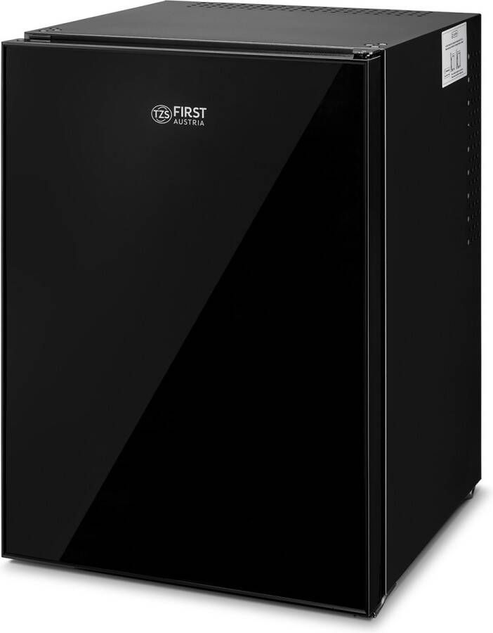 TZS FIRST AUSTRIA Mini koelkast Minibar 40 liter Vrijstaand Glasdesign Volledig stil 22dB Zwart - Foto 2