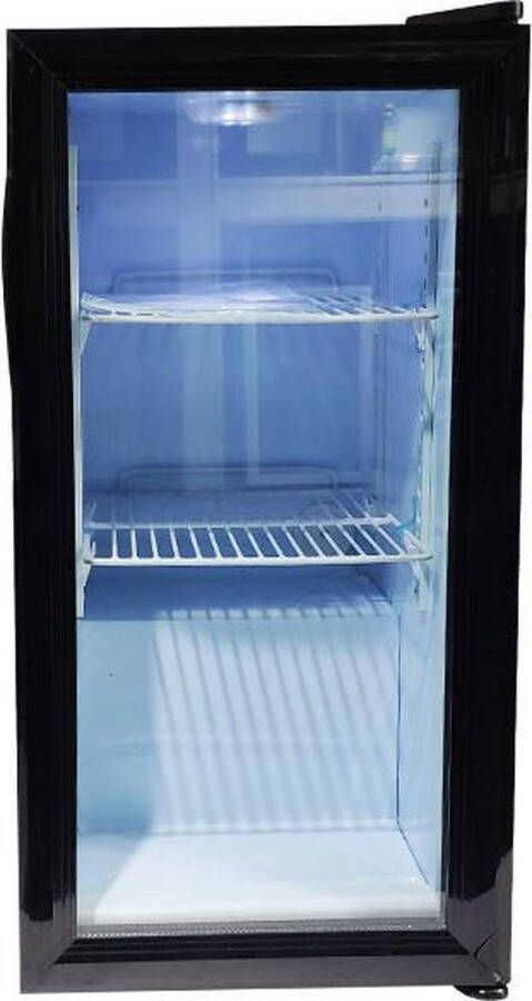VDT Minibar- koelkast 40L- glazen deur- 35 x 42 x 72cm
