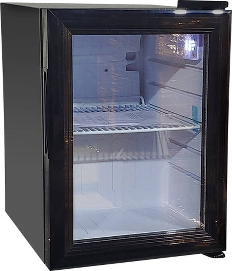VDT minibar koelkast horeca 21 liter glazen deur- white edition