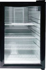 VDT Minibar koelkast horeca 68 liter- glazen deur- white edition