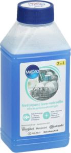 Whirlpool Indesit 1x Ontkalker Vaatwasser 484000008844 C00470843- Verwijdert Kalk Betere Prestaties Wasmachine Vaatwasser 2-in-1 250 ML