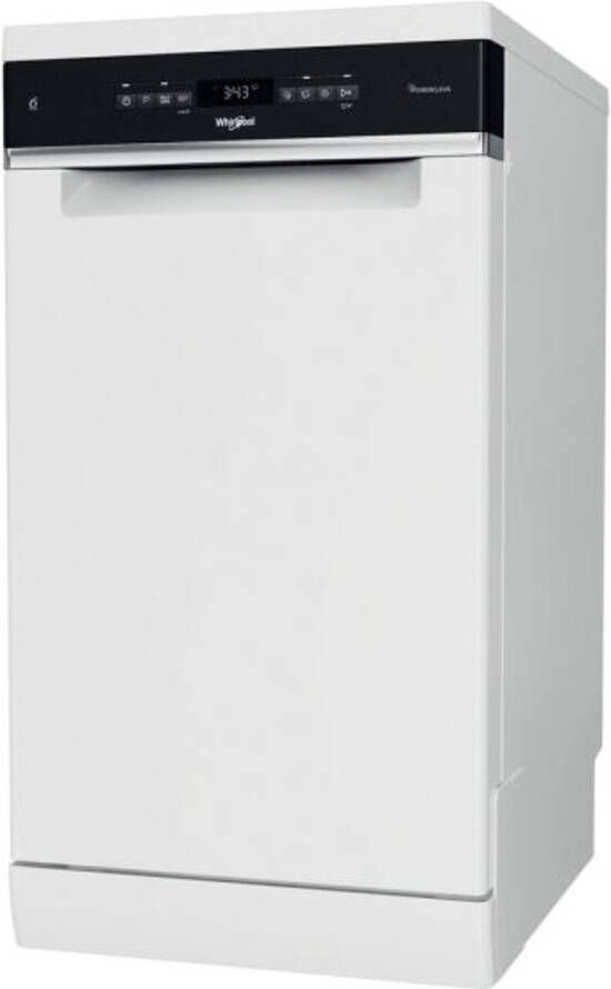 Whirlpool WH6FB10BS7A0W vaatwasser: kleur wit Slimline 45cm B klasse