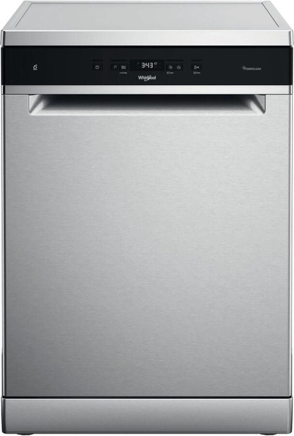 Whirlpool W3F D634 X Vrijstaande vaatwasser Grijs