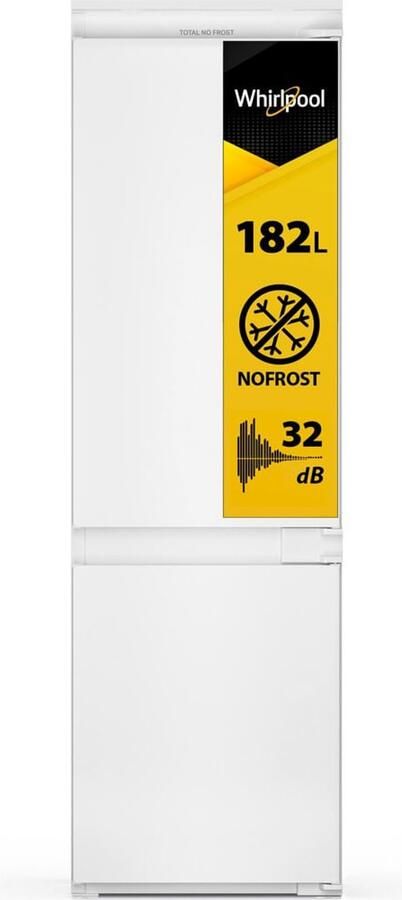 Whirlpool Koelvriescombi Inbouw WHC18T132 | Koel-vriescombinaties | Keuken&Koken Koelkasten | 8003437053948
