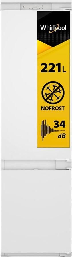 Whirlpool WHC20D023B1 SF Koel-vriescombinatie Wit