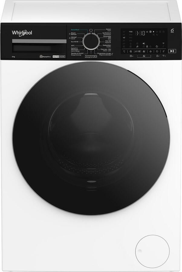 Whirlpool WPM 97W ADS BE wasmachine Voorbelading 9 kg 1351 RPM Wit - Foto 2