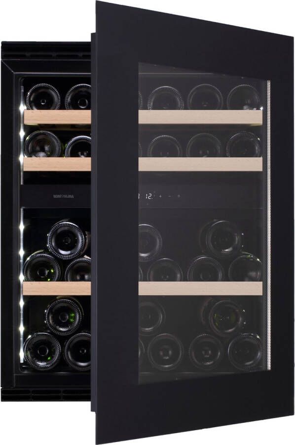 Wine Klima D33-SV78-PUSH Wijnklimaatkast Inbouw 2 Zones 33 flessen