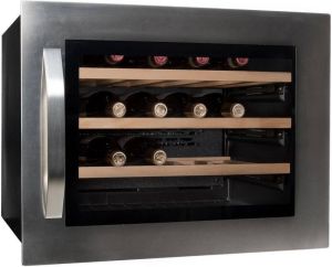 Wine Klima Excellence S24 Inbouw wijnklimaatkast RVS 24 flessen