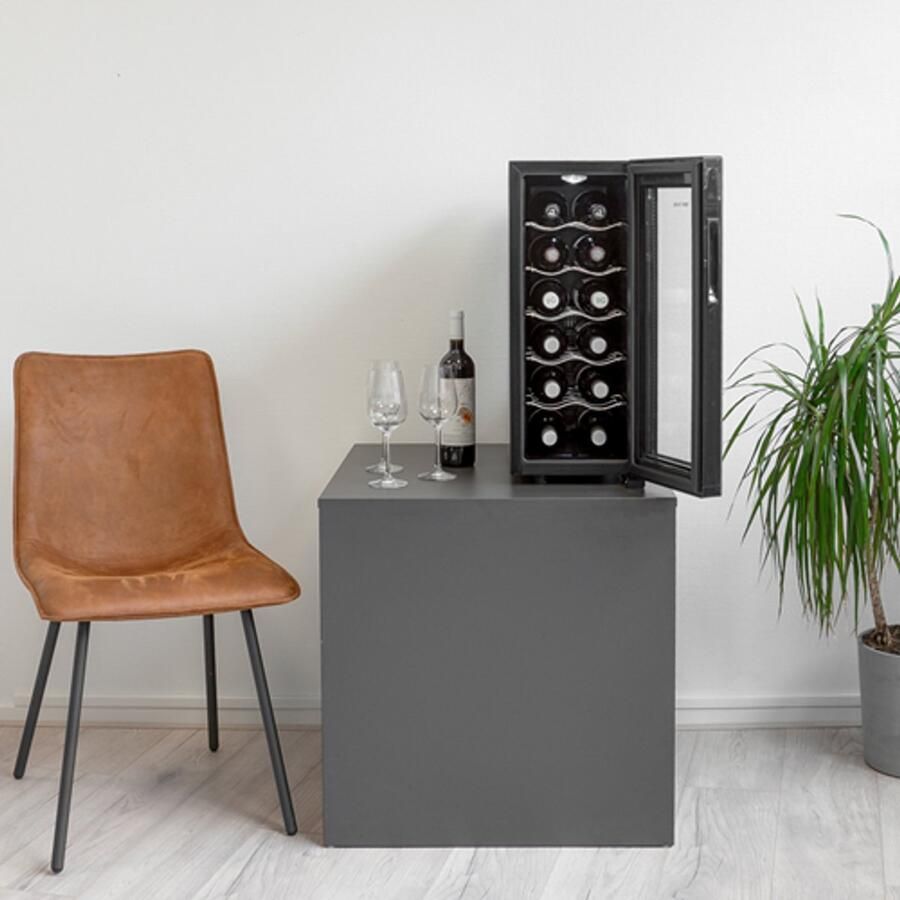 Wine Klima S12-GD Wijnkoelkast 12 flessen enkele zone ultra stil