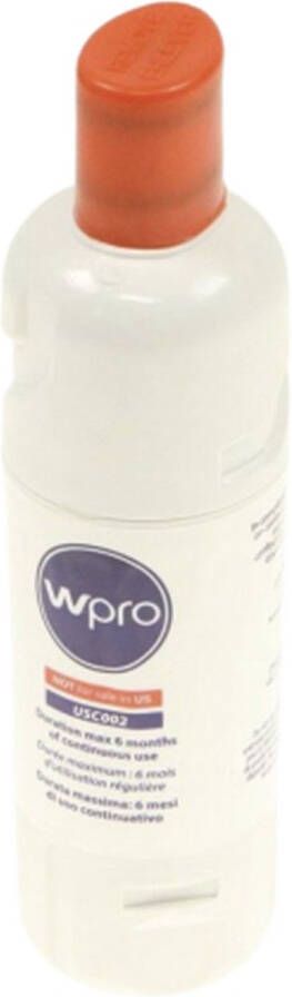 Wpro Whirlpool Bauknecht 1x Waterfilter van Koelkast Waterfilter 484010678059 Vervanging edr2rxd1 edr2rxd1b
