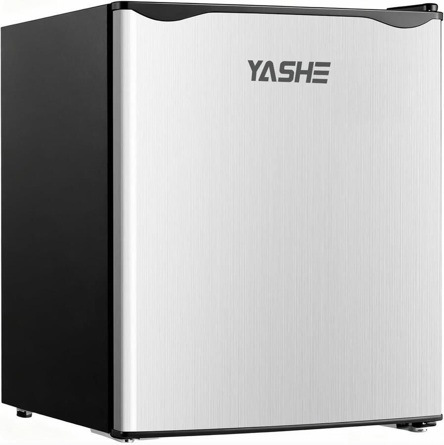 YASHE BC-52L mini koelkast 52L met vriesvak zilver