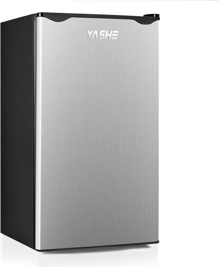 YASHE BC-92 mini koelkast 92L met vriesvak zilver