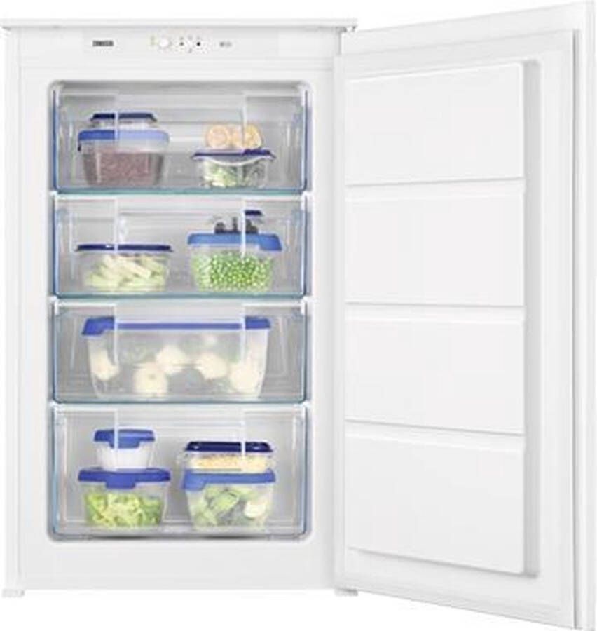 Zanussi ZUAN88ES Inbouw Vriezer 98l 88cm NoFrost FastFreeze