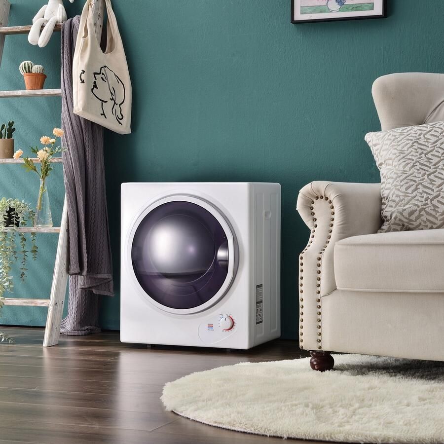 Zubaliya Afvoerdroger 2.5 Kg Wandmontage PTC Keramisch 200 Minuten Timer Dubbel Filtersysteem Wit