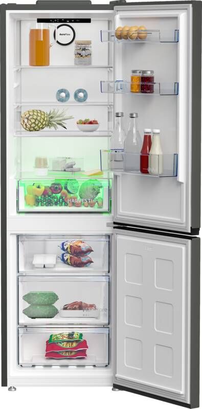 Beko B5RCNE366HG Harvest Fresh vrijstaande koel-vriescombinatie
