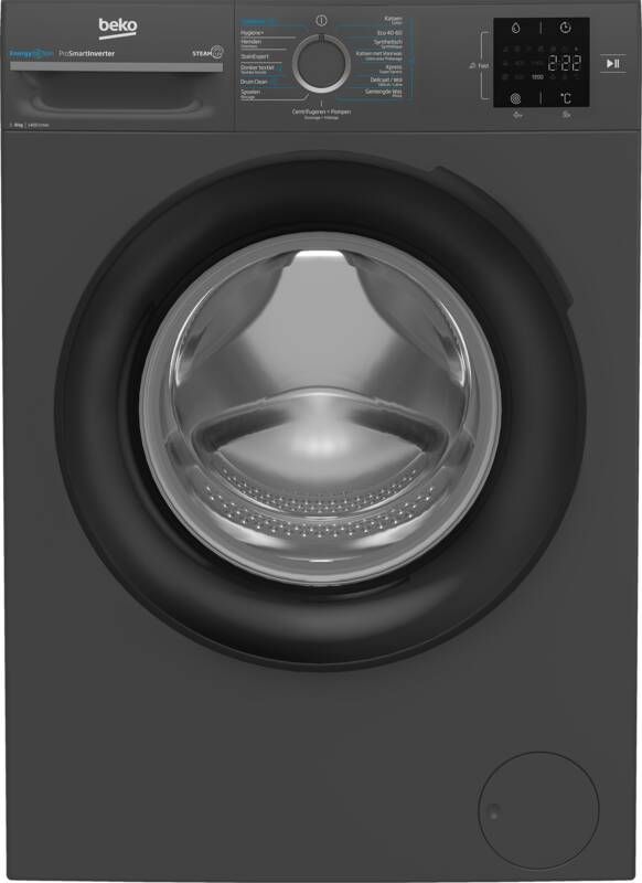 Beko BM3WFT3841A EnergySpin vrijstaande wasmachine voorlader