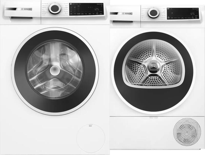 Bosch WGJ23400NL Iron Assist + WQJ23200NL vrijstaande wasmachine voorlader