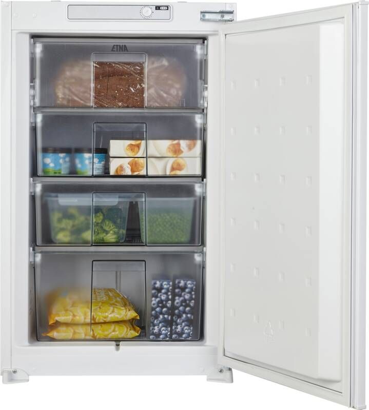 ETNA VS6088 Inbouw sleepdeur vrieskast (88 cm) Mechanische thermostaat 95L Geluidsniveau: 38 dB(A) Energieklasse E