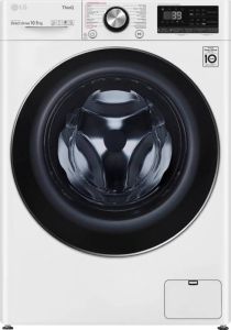 LG F6WV910P2E Wasmachine met TurboWash 360 Perfect schoon in 39 minuten Slimme AI DD motor herkent je kleding A 10.5 kg TWINWash™ compatible Minder strijken door stoom